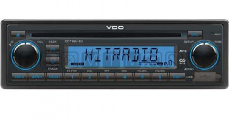 RADIJSKI SPREJEMNIK VDO RDS / MP3 / USB / CD