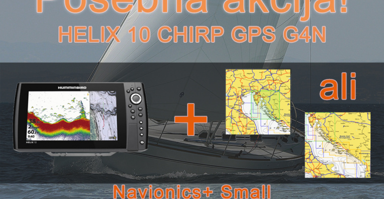 HELIX 10 CHIRP GPS G4N + Navionics + Small