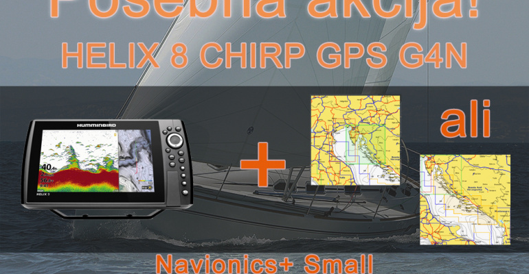 HELIX 8 CHIRP GPS G4N + Navionics + Small