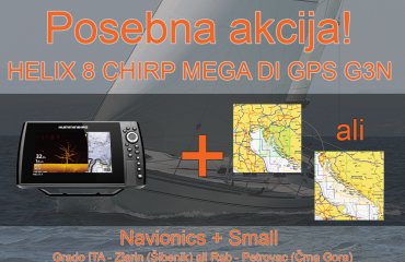 HELIX 8 CHIRP MEGA DI GPS G3N  + Navionics + Small