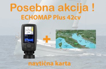 ECHOMAP Plus 42cv + BlueChart G3 Vision HD Severni Jadran
