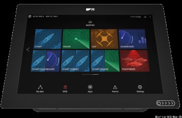 Axiom+ 9 RV, 9&Prime; Multifunction Display z RealVision 3D, 600W Sonar in RV-100 sondo in z LightHouse karto za prenos