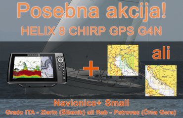HELIX 8 CHIRP GPS G4N + Navionics + Small