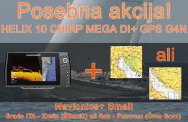 HELIX 10 CHIRP MEGA DI+ GPS G4N + Navionics + Small