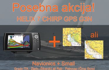 HELIX 7 CHIRP GPS G3N + Navionics + Small